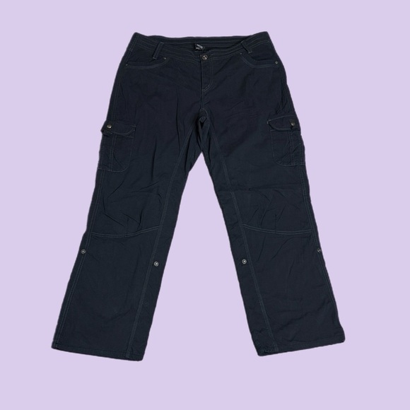 Kuhl Pants - KUHL Women’s Black Freeflex Roll-Up Hiking Pants Sz 16 Short